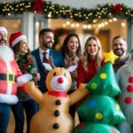 Sjove ideer til oppustelige kostumer til julefrokost