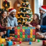 Sjove julelege og en julekalender med vingummi til årets fest